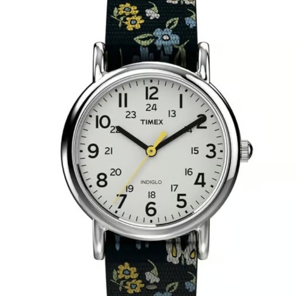 Timex Accessories - Timex® Weekender Fabric Strap Watch -Floral- T2P370JT, NEW IN BOX!!